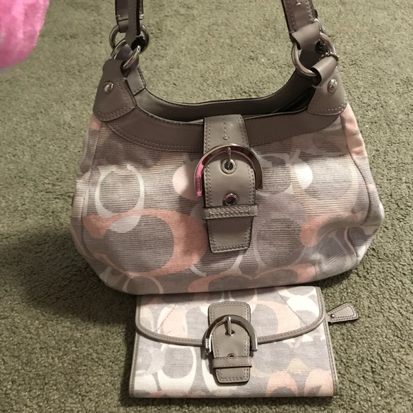 Coach Handbags - Authentic Coach Bag with wallet set